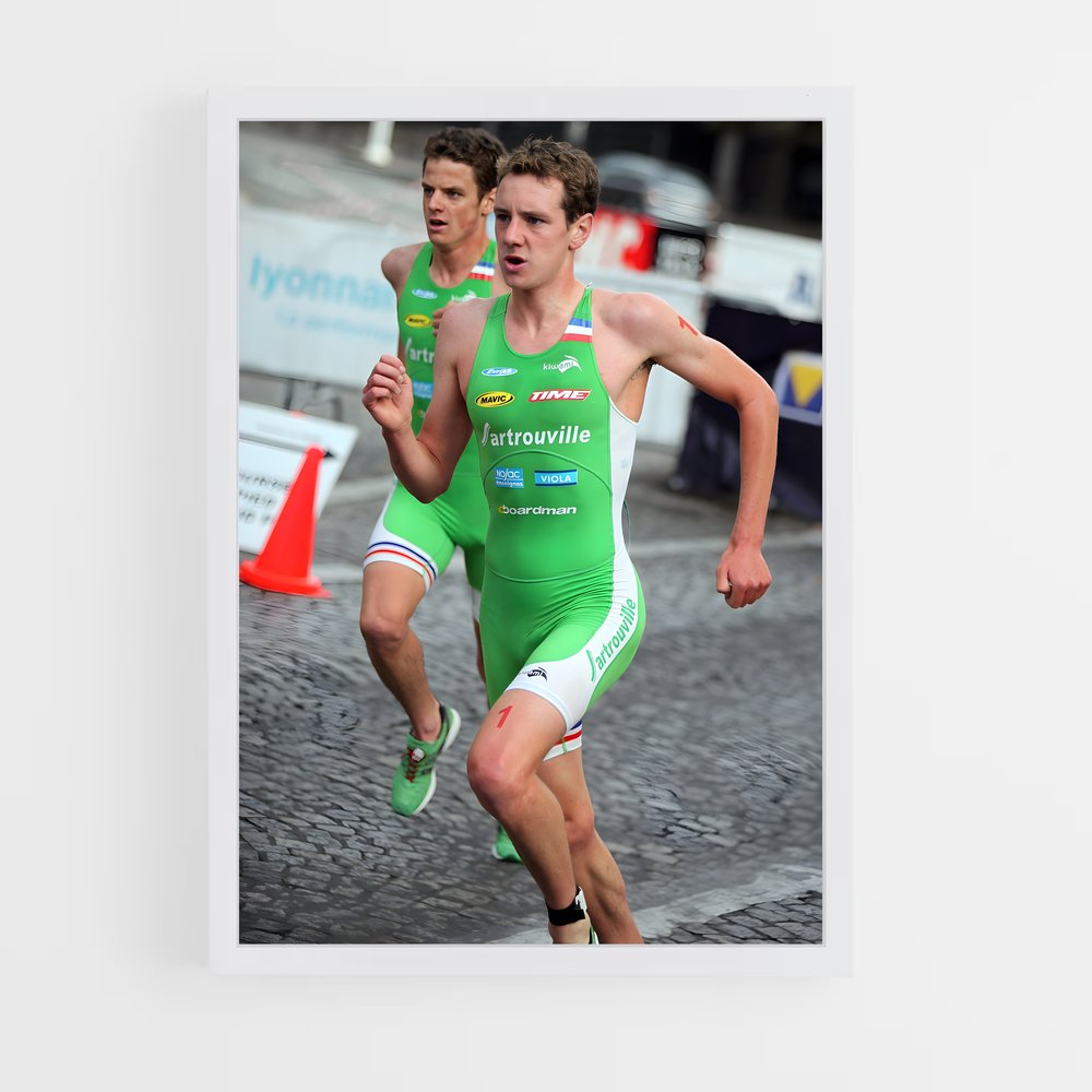 Poster La Course Aquatique – affiche Athlétisme (vue 3)